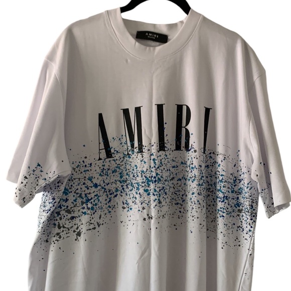 🆕 Amiri Crystal Core Logo Painter T-Shirt🔥 - Picture 3 of 11